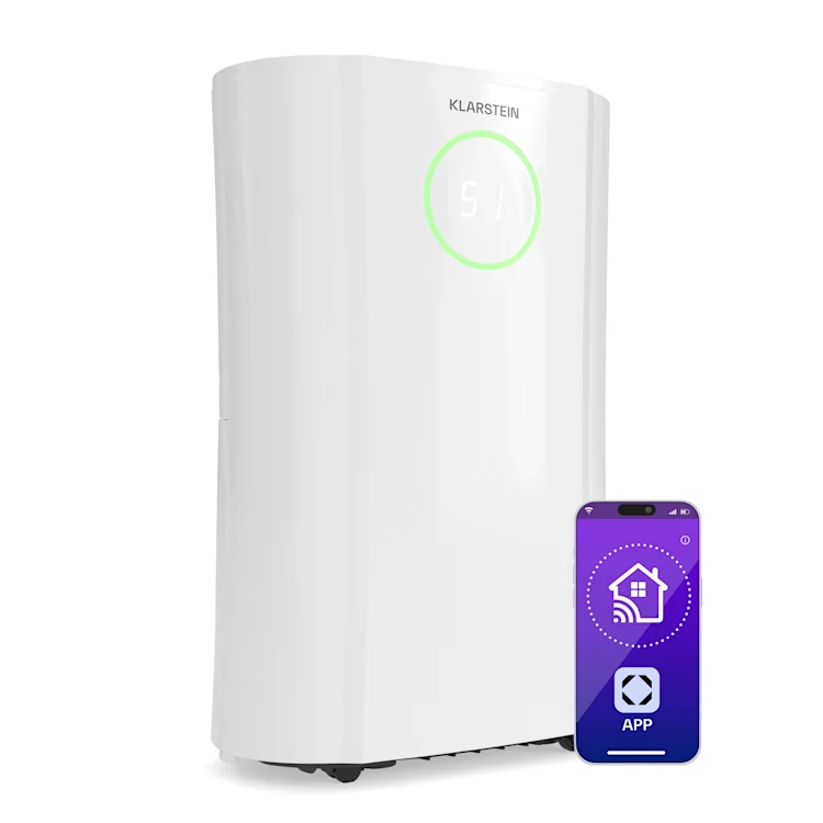 دستگاه رطوبت گیر هوشمند 24 لیتری کلارشتاین آلمان klarstein DryFy ProConnect - رطوبت گیر قابل اتصال به موبایل